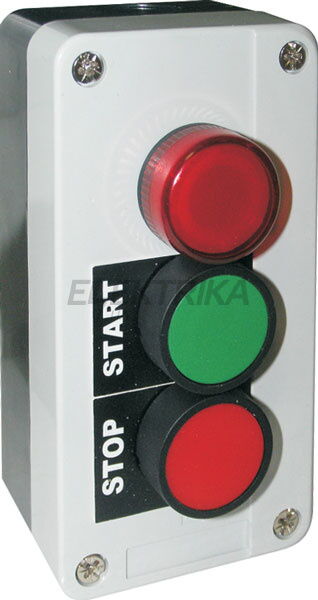 Кнопковий пост e.cs.stand.2.start.stop (старт-стоп + підсв.; В361Н29)
