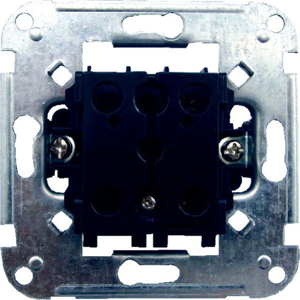 Механізм e.mz.11652.pb.l вимикача одноклавішного кнопкового з підсвічуванням