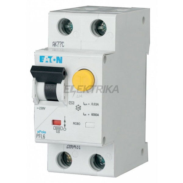 Диференціальний автоматичний вимикач PFL6 13/1N/C/003