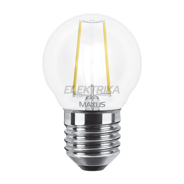 Світлодіодна лампа (філамент), G45, 4W, яскраве світло, E27