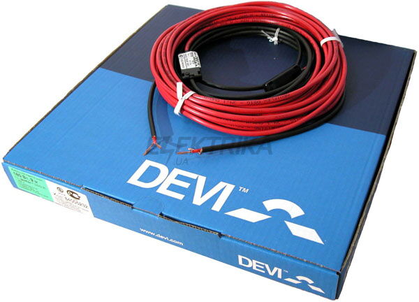 Одножильний нагрівальний кабель для теплої підлоги DSIG-20 (230В) 74м 1465Вт