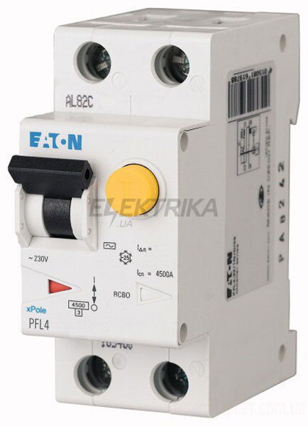 Диференціальний автоматичний вимикач PFL4 32/1N/B/003