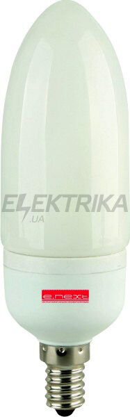 Лампа енергозберігаюча e.save.candle.E14.7.2700, тип candle, патрон Е14, 7W, 2700 К