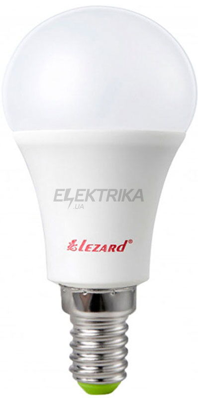 Лампа світлодіодна LED кулька Lezard A45 9W 4200К E14 220V (442-A45-1409)