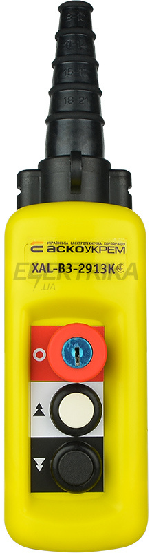 Пост керування тельферний з ключем АСКО-УКРЕМ XAL-B3-2913К (A0140050021)