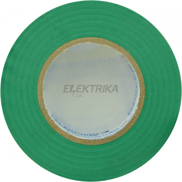 Ізолента АСКО-УКРЕМ 0,13 мм*19 мм/20 м зелений (A0150020040)