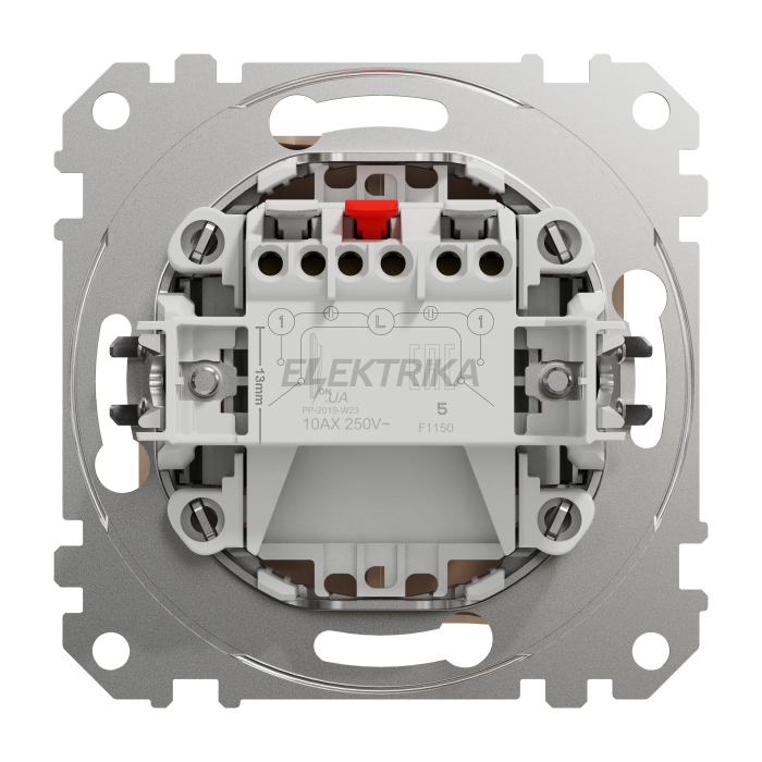 Двоклавішний вимикач Бежевий Sedna Design Schneider Electric SDD112105