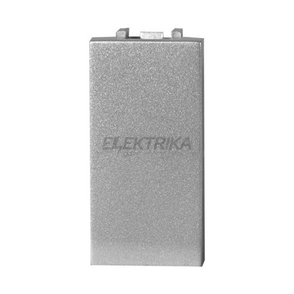 Заглушка 1-модульна Zenit N2100 PL, срібло