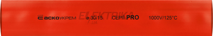 Термоусаджувальна трубка 30,0/15,0 шт. (1м) червона серії PRO(A0150040586)