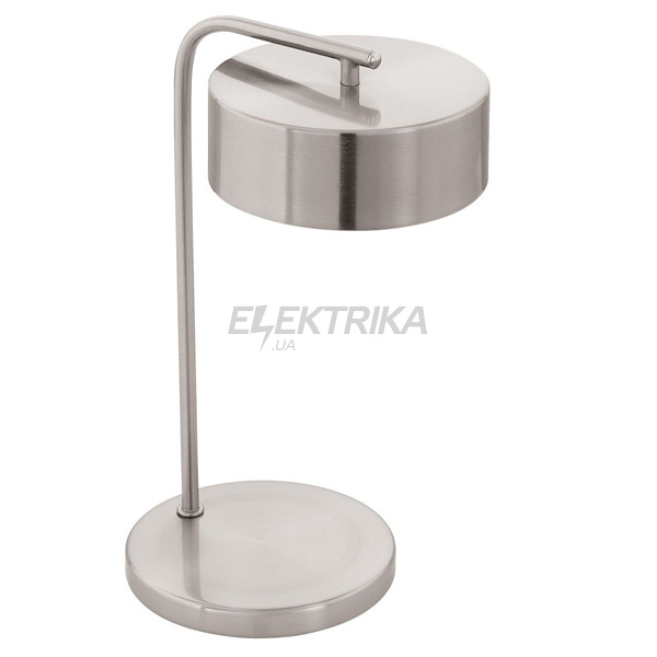 Настільна лампа "Estosa" 1х6Вт LED, нікель матовий/білий, 94261