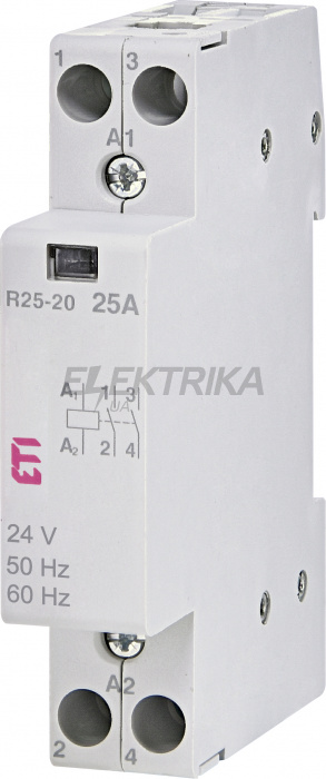 Модульний контактор ETI R 25-20 24V 002463501