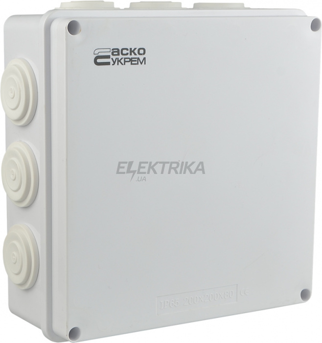 Коробка розподільна АСКО-УКРЕМ РК 200*200*80 (TY-RA) (A0150170023)