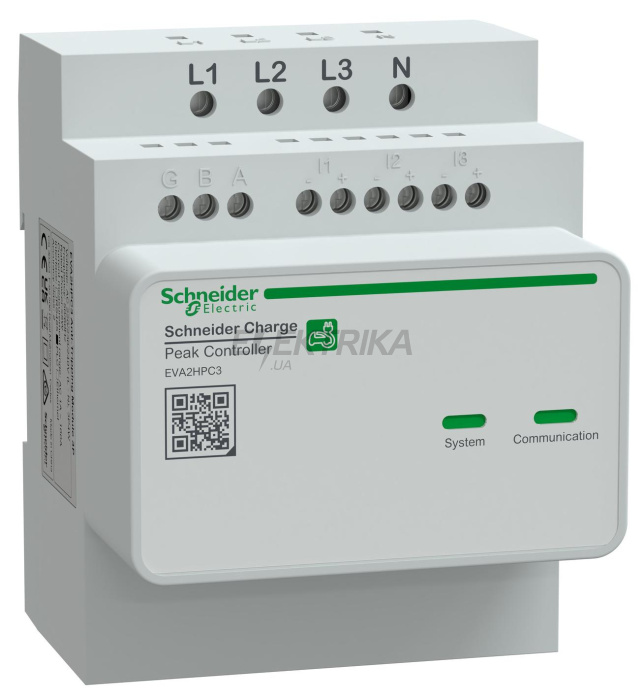 Контролер керування потужністю Schneider Charge 3ф до 50А (EVA2HPC3)