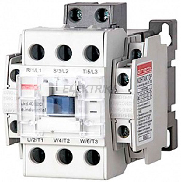 Контактор E.NEXT e.industrial.ukd.40.220, 40А, 220В DC, 1no+1nc (i.0090014)