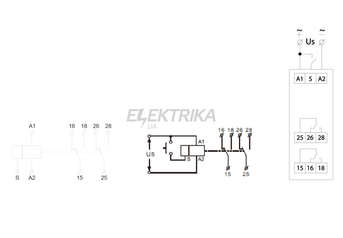 Реле затримки часу на вимкнення NTE9-B2 AC/DC 12-240V (A0010240004)