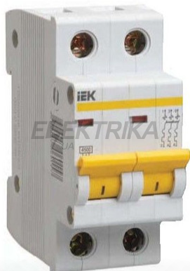 Автоматичний вимикач IEK, ВА47-29 2Р 40А 4,5кА х-ка C