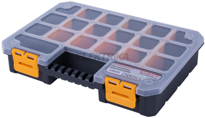 Органайзер пластиковий, e.toolbox.pro.17, 14" 270x200x50мм (t011017)