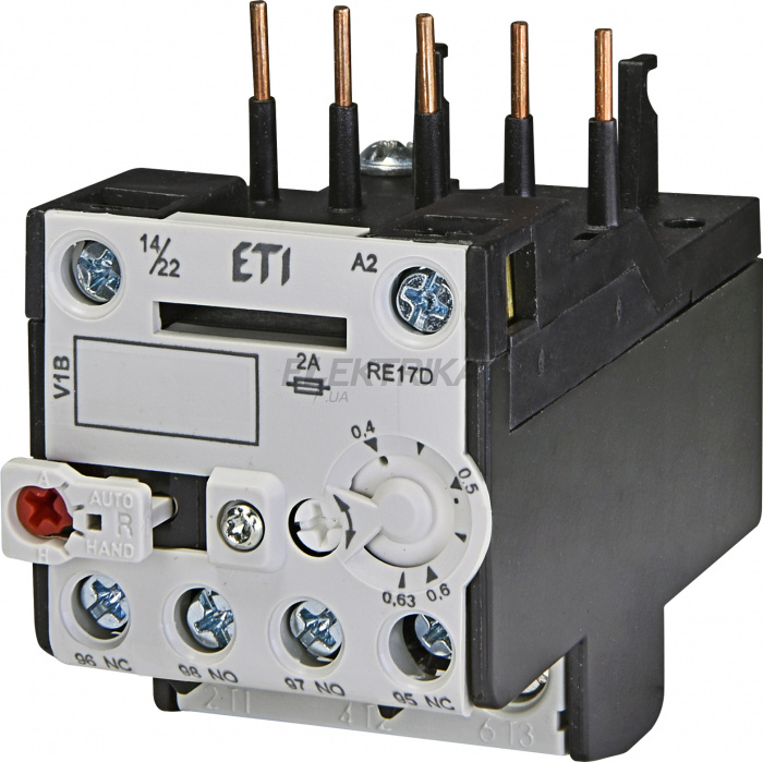 Теплове реле ETI RE17D-0,63 004641401