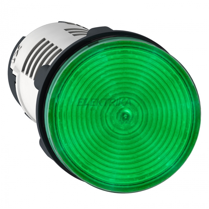 Сигнальна лампа Schneider Electric 22 мм 230В зелена XB7EV03MP