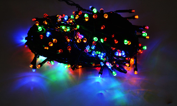 Гірлянда (200LED), чорний шнур