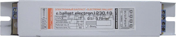Баласт електронний e.ballast.electron.l.230.18