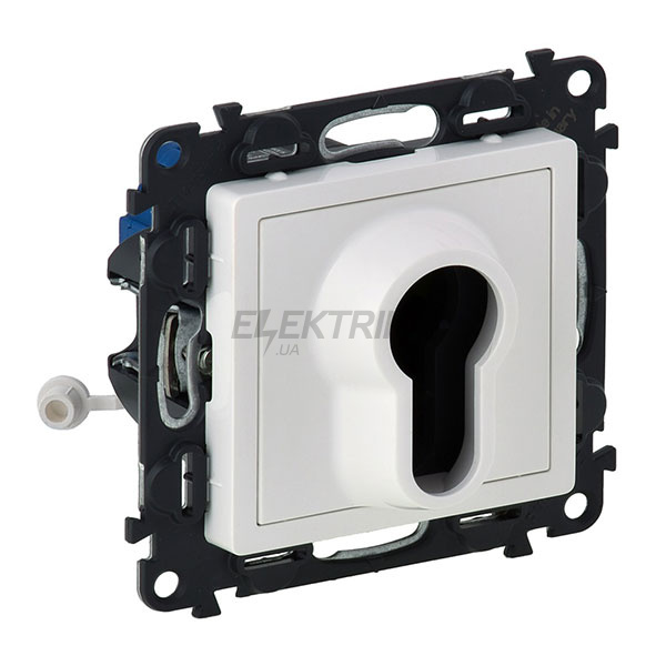 Вимикач з ключем на 2 положення, білий, Valena LIFE