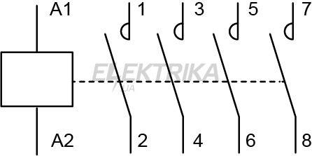 Контактор модульний АСКО-УКРЕМ MK-N 4P 40A 4NO (A0040030033)