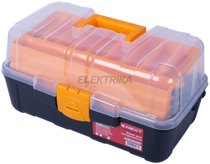 Ящик для інструментів, e.toolbox.pro.02, 16" 390x202x235мм (t011002)