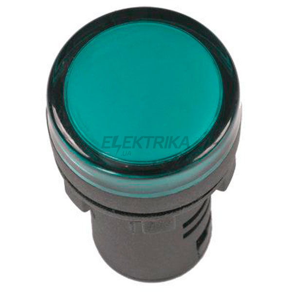 Індикатор AD-22DS LED-матриця d22мм зелений 110В AC/DC