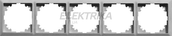 Рамка e.lux.10104L.5.fr.anthracite 5-місна, "антрацит"