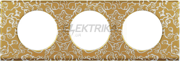 Рамка, програма Celiane, 3 поста, порцеляна золота феєрія