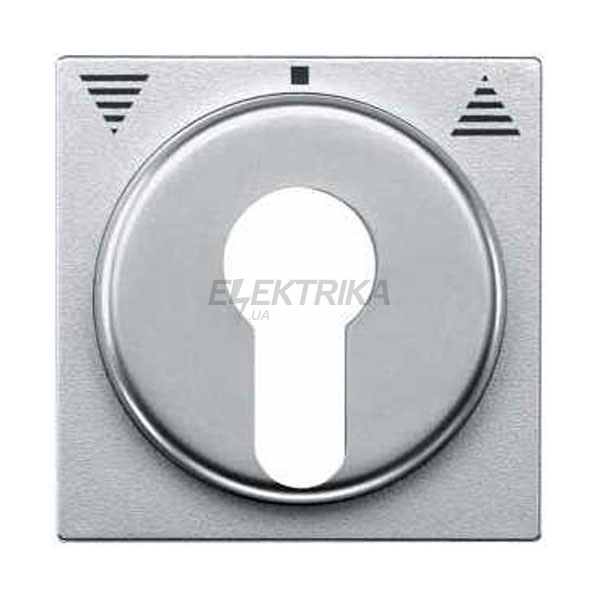Панель центральна для хутра. кнопкового вимикача із фікс. положення рольставнів, алюміній