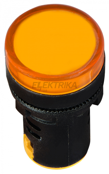 Сигнальна арматура АСКО-УКРЕМ AD22-22DS 12V АC/DC жовтий (A0140030161)