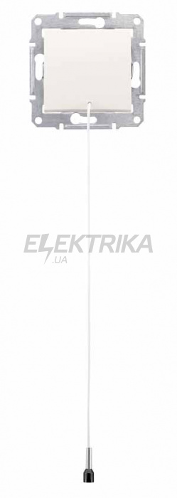 Кнопка зі шнуром Schneider Electric Sedna слонова кістка (SDN1200123)