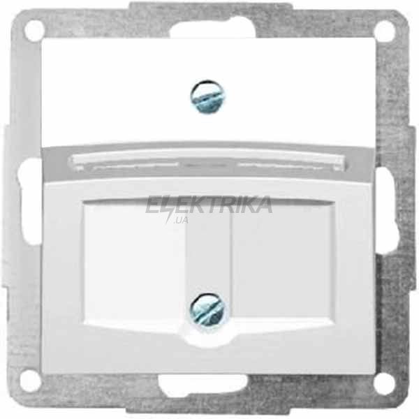 Корпус для 2xRJ12/RJ45 для REICHLE & de MASSARI, білий
