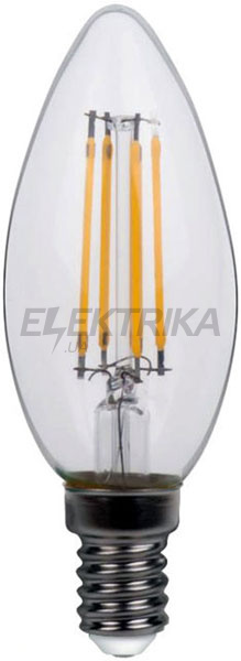 Світлодіодна лампа filament свічка ArtDeco 4W E14 2700K