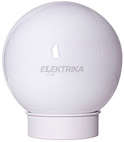 Світильник e.street.light.150.L3.opal (white) типу "Куля" опаловий, Е27, основа біла