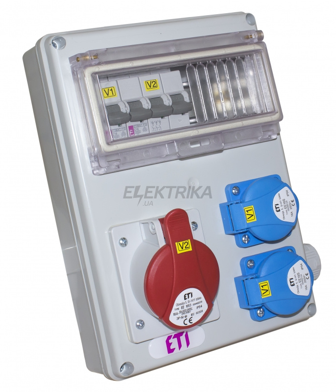 Розетка промислова ETI EDS8H 2-2/1-5 16 004483280
