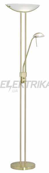 Торшер 1х300W R7s 1х40W G9 латун-мат "Бая"