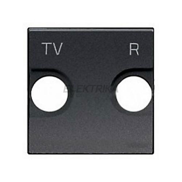 Панель центральна розетки TV-R Zenit N2250.8 AN, антрацит