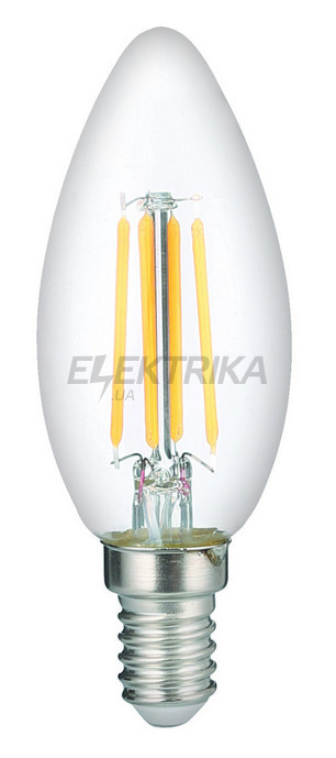 Лампа світлодіодна філамент Vestum LED С35 5W 220V 3000К E14 (1-VS-2310)