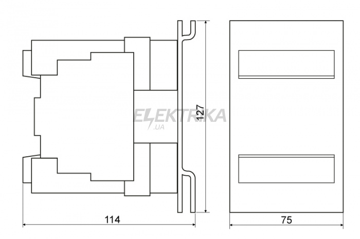 Пускач АСКО-УКРЕМ ПМ 4-65 F7 110B (LC1-D6511) (A0040010069)