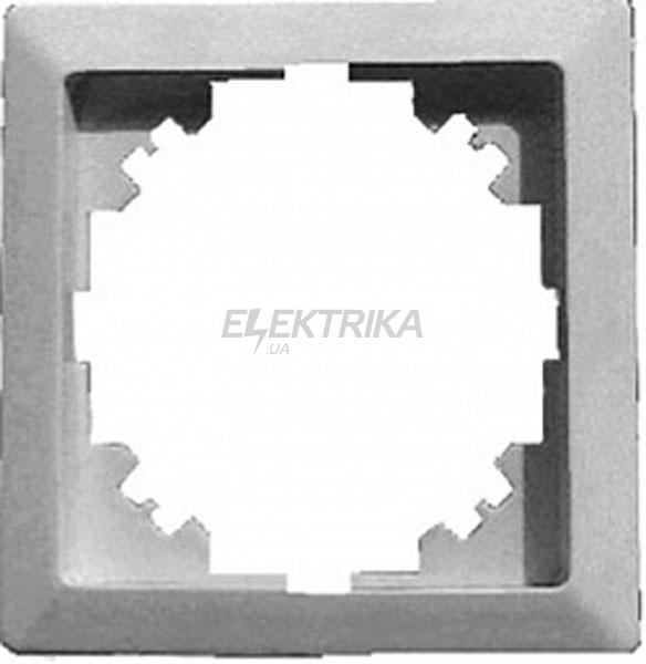 Рамка e.lux.10024L.1.fr.aluminium 1-місна, "алюміній"
