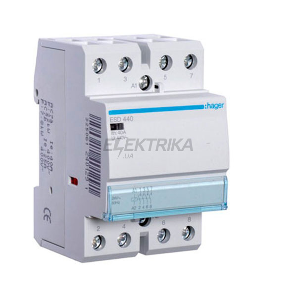 Контактор стандарт 40A, 4НО, 24В