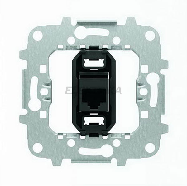 Механізм розетки комп'ютерної RJ45 Cat.5e на 8 контактів