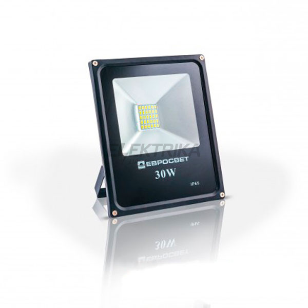 Прожектор світлодіодний EVRO LIGHT EV-30-01, 30W, 95-265V, 6400K, 2400Lm, SanAn SMD