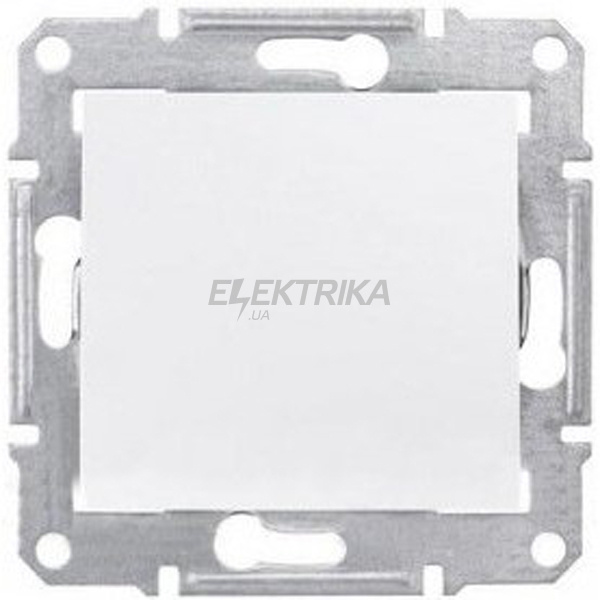 Вимикач 1-клавішний IP44 Schneider Electric Sedna білий (SDN0100321)