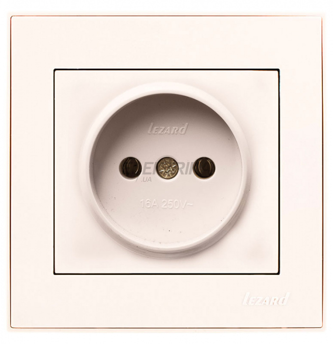 Розетка Lezard Rain крем (703-0388-121B)