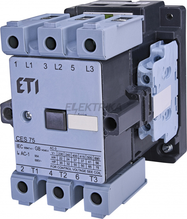 Контактор ETI CES 75.22-230V-50/60Hz 004646563