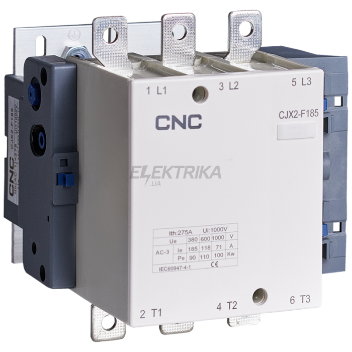 Електромагнітний контактор CNC CJX2-F-185 90кВт 220В 185А (Б00030461)